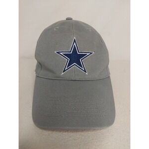 DALLAS‎ COWBOYS Football Cap / Hat  Elastic Back LOW PROFILE Grey D19